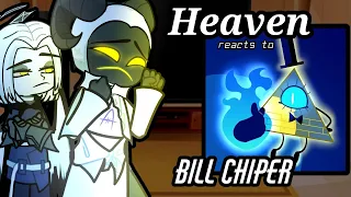 Hazbin Hotel Heaven reacts to Bill Chipher as Lucifer's son ❤️🙏Gacha HH reacts Gravity Falls