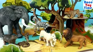 Papo Wildlife Animal Savanna Playset - Fun Animal Toys For Kids