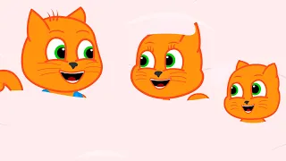 Cats Family in English - Foam Experiment Cartoon for Kids