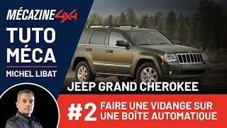 How to change the oil on an automatic gearbox - JEEP GRAND CHEROKEE