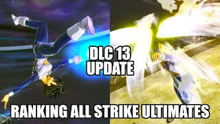 RANKING ALL STRIKE ULTIMATES BY DAMAGE FROM WEAKEST TO STRONGEST IN XENOVERSE 2 | AFTER DLC 13