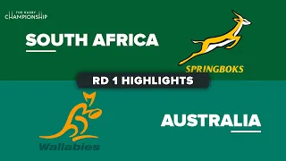 The Rugby Championship 2023 - South Africa v Australia - Rd 1 Highlights