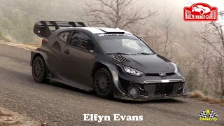 Rallye Monte Carlo 2024 Test Elfyn Evans WRC Toyota Yaris Rally 1