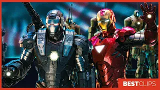 Iron Man Vs Hammer Drones | Iron Man 2 (2010) Movie CLIP 4K