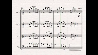 Hallelujah (Leonard Cohen) - String Quartet - Sheet Music - From Shrek
