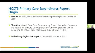 November 16, 2022 Health Care Cost Transparency Board (HCCTB) Meeting