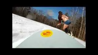 Bikini Snowboarding