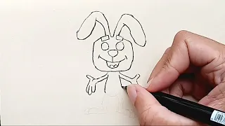 Drawing Funko Pop Trix Rabbit from Trix Cereal