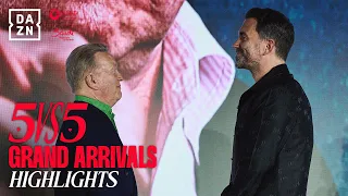 GRAND ARRIVALS HIGHLIGHTS | Queensberry vs. Matchroom 5v5