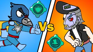 CROW VS BULL NEW SKINS & GADGETS IDEAS - BRAWL STARS ANIMATION