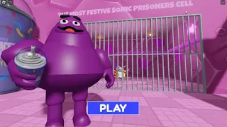 🥤GRIMACE BARRY'S PRISON RUN! (Obby) (Update) #roblox #scaryobby