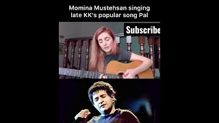 Momina Mustehsan paying tribute to bollywood singer #kk by singing his popular song pal