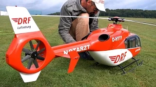 EC-135 DRF NOTARZT VARIO RC SCALE MODEL HELICOPTER FLIGHT DEMO / Mega RC Airshow Göttingen 2015