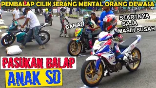 PERANG pembalap cilik AMBISI NYA Seperti DEWASA Lihat aksinya WOW MEMANAS! Serang mental penonton!!