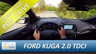 POV Drive - Ford Kuga ST-Line (180 PS, 2.0 TDCi AWD) Onboard Test Drive (pure driving, no talking)