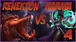 Renekton vs Karma 18/1/3 - [Patch 13.1]