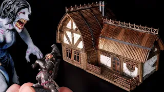 Building a DWARF HOUSE for Crippled God Foundry's new Miniatures