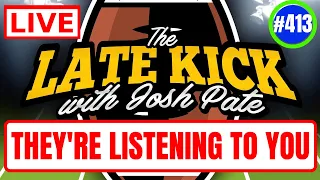 Late Kick Live Ep 413: Fall Camp Whispers | Sark Joins Josh | Another NCAA Joke | Recruiting Intel