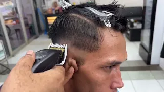 Basic Mens haircut || Step by Step Membuat Gradasi Untuk Pemula 2024