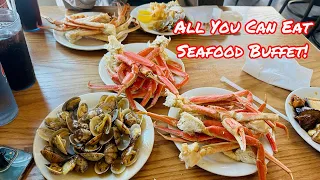 $24.99/PERSON ALL YOU CAN EAT CRAB LEGS SEAFOOD & SUSHI BUFFET IN NORTH CALIFORNIA! IS IT WORTH IT?