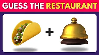 Guess the Fast Food Restaurant by Emoji 🍟🍔🌭 Food Emoji Quiz