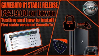 GameBaTo v1 GAME STORE First Stable Release for PS4 | Testing & How to install | PS4 9.00 or Lower