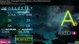 Emprye One - Moonlight Shadow (Dance 2 Disco Remix) [Insane] 98.39% DT FC 238pp