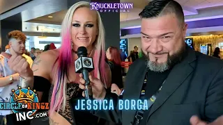 BKFC Star Jessica Black Widow Borga Talks Fast Future and Supporting Teammates at Knucklemania