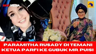 PARAMITHA RUSADY DI TEMANI KETUA PARFI KE GUBUK MR  PUISI