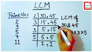 How to find L.C.M of Two Numbers in Hindi | by SCIENCE THINK