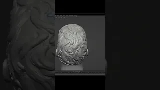 Sculpting Hair in Blender with QuickTools #shorts