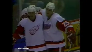 Igor Larionov's power play goal vs Penguins (27 feb 1997)