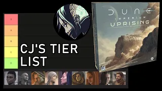 Dune: Imperium Uprising - CJ's Leader Tier List