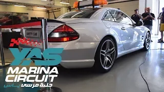 SUPER LOUD! 2009 SL63 AMG Straight-Piped at Yas Marina Circuit.