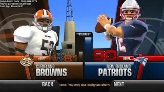 Browns Vs. Patriots | 5 on 5 | Madden NFL 10