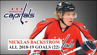 Nicklas Backstrom (#19) All 22 Goals of the 2018-19 NHL Season