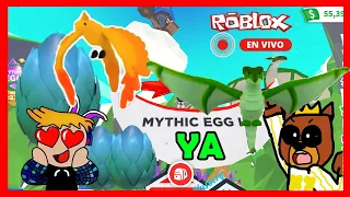 Abriendo huevos míticos adopt me 🔥 Actualizacion de Adopt me 🔥 Roblox en directo