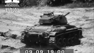 Chaffee (M24) Light Tanks in Bougainville (Tank trials)