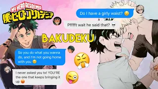 SASSY DEKU! 🫢 BakuDeku || Lyric Prank: Home With You - Madison Beer || MHA Texting Story