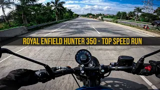 Royal Enfield Hunter 350 - Top Speed Run