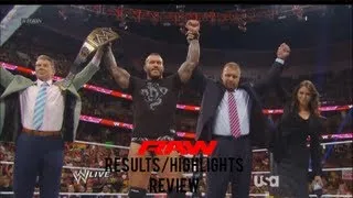 WWE RAW 8/19/13 Results/Highlights and Review, Randy Orton Championship Coronation, Sin Cara injured