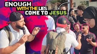 Ex-Muslim pastor proving Muslim crowd wrong about Jesus again!!