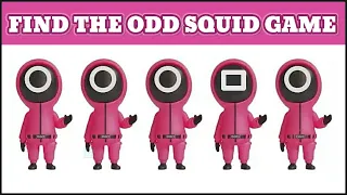 Find the odd SQUID GAME out [ SQUID GAME PUZZLE ] | How Good Are Your Eyes?