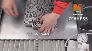 8HP55 Valve Body Repair - TC Switch Valve