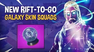 NEW Rift-To-Go | GALAXY SKIN SQUADS - Fortnite Battle Royale Gameplay - Ninja