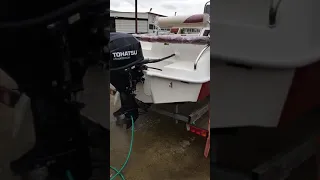 Tohatsu 30 HP ( 4 stroke ) test