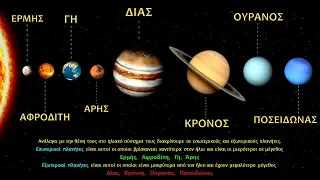 ΤΟ ΗΛΙΑΚΟ ΜΑΣ ΣΥΣΤΗΜΑ - ΟΙ ΟΚΤΩ ΠΛΑΝΗΤΕΣ - ΟΙ ΤΡΟΧΙΕΣ ΤΩΝ ΠΛΑΝΗΤΩΝ (HD)