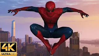 Spider-Man Remastered PC - Amazing Suit Free Roam Gameplay (4K 60FPS)