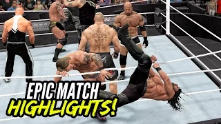 WWE 2K17 - Royal Rumble 2017 | Epic Match Highlights!