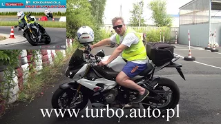 Zawsze trzymaj dwa palce nad dźwignią hamulca jeżdżąc motocyklem z Turbo Pabianice